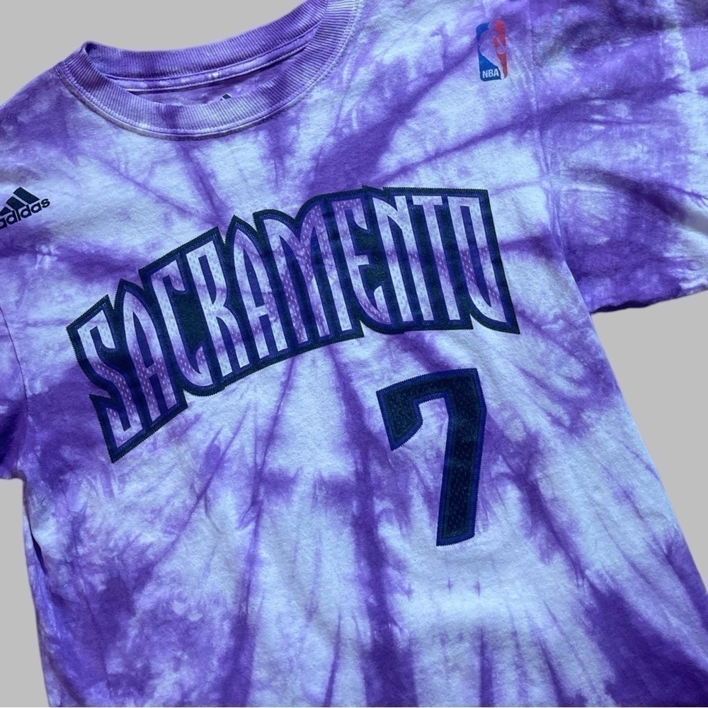 Adidas Sacramento Kings Jimmer Fredette jersey shirt NBA